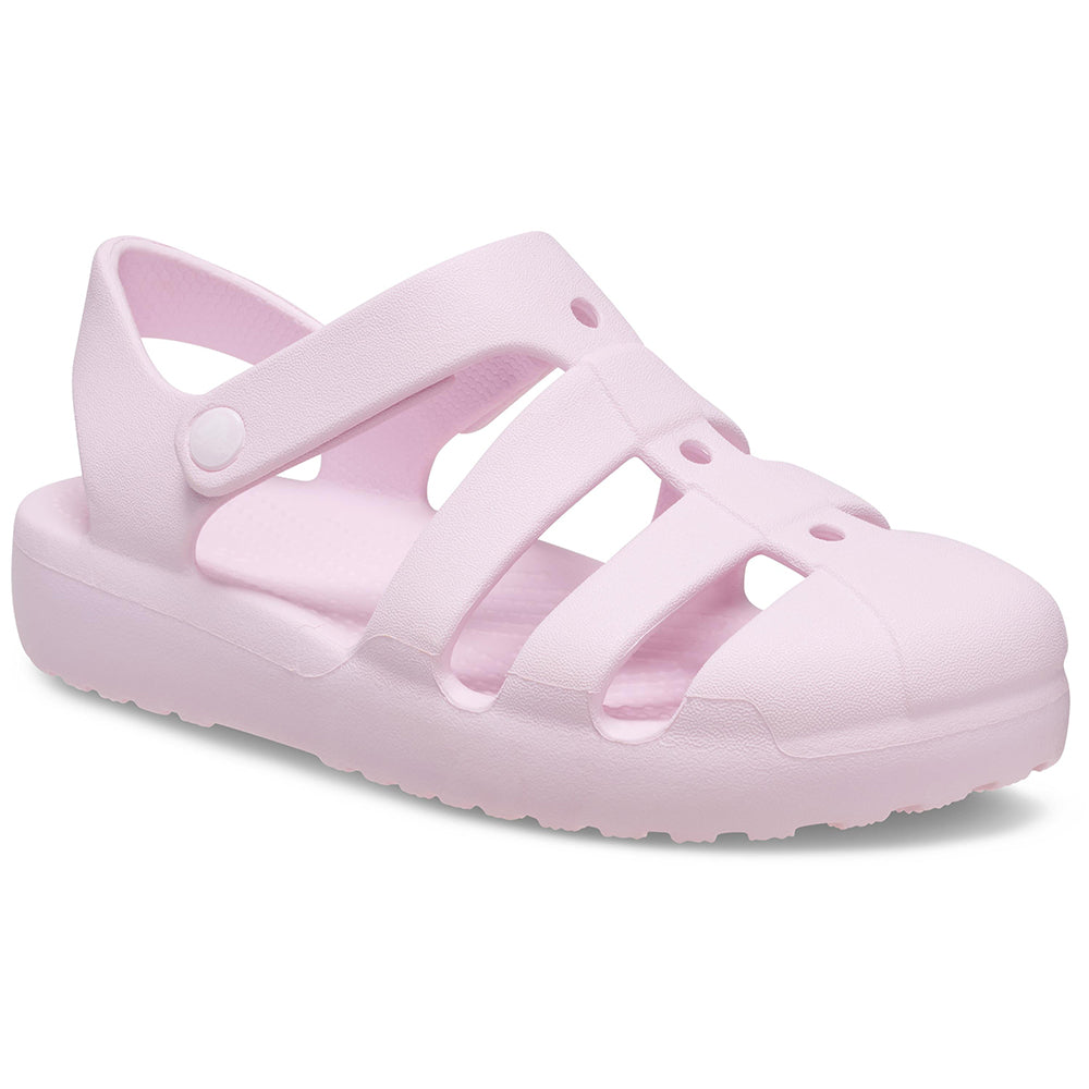 '- ["Crocs","Kids","PE25","Sandali","Scarpe"] - Crocs Classic Fisherman K Pink Tweed 210625-PIMK - Lupis SRL