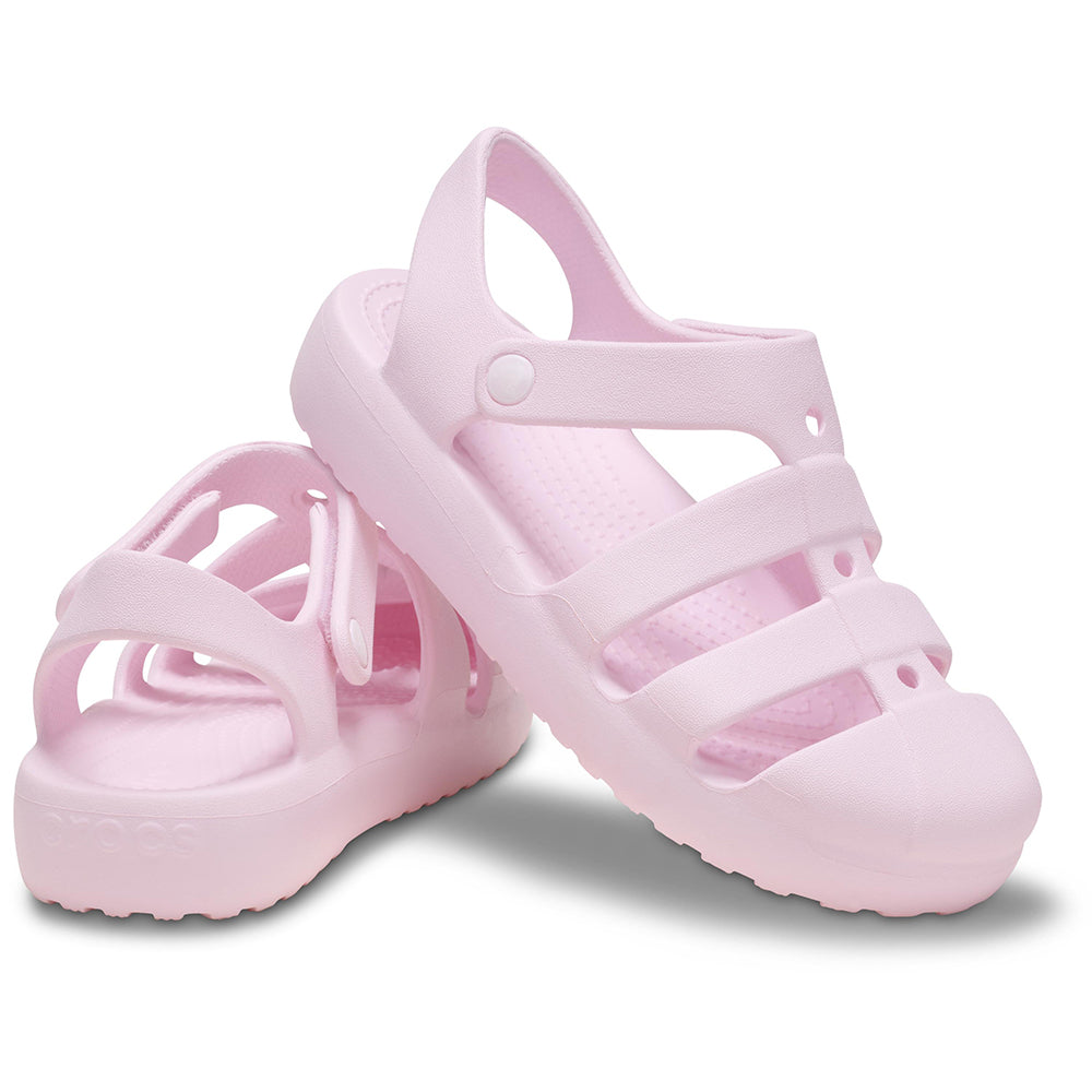 '- ["Crocs","Kids","PE25","Sandali","Scarpe"] - Crocs Classic Fisherman K Pink Tweed 210625-PIMK - Lupis SRL
