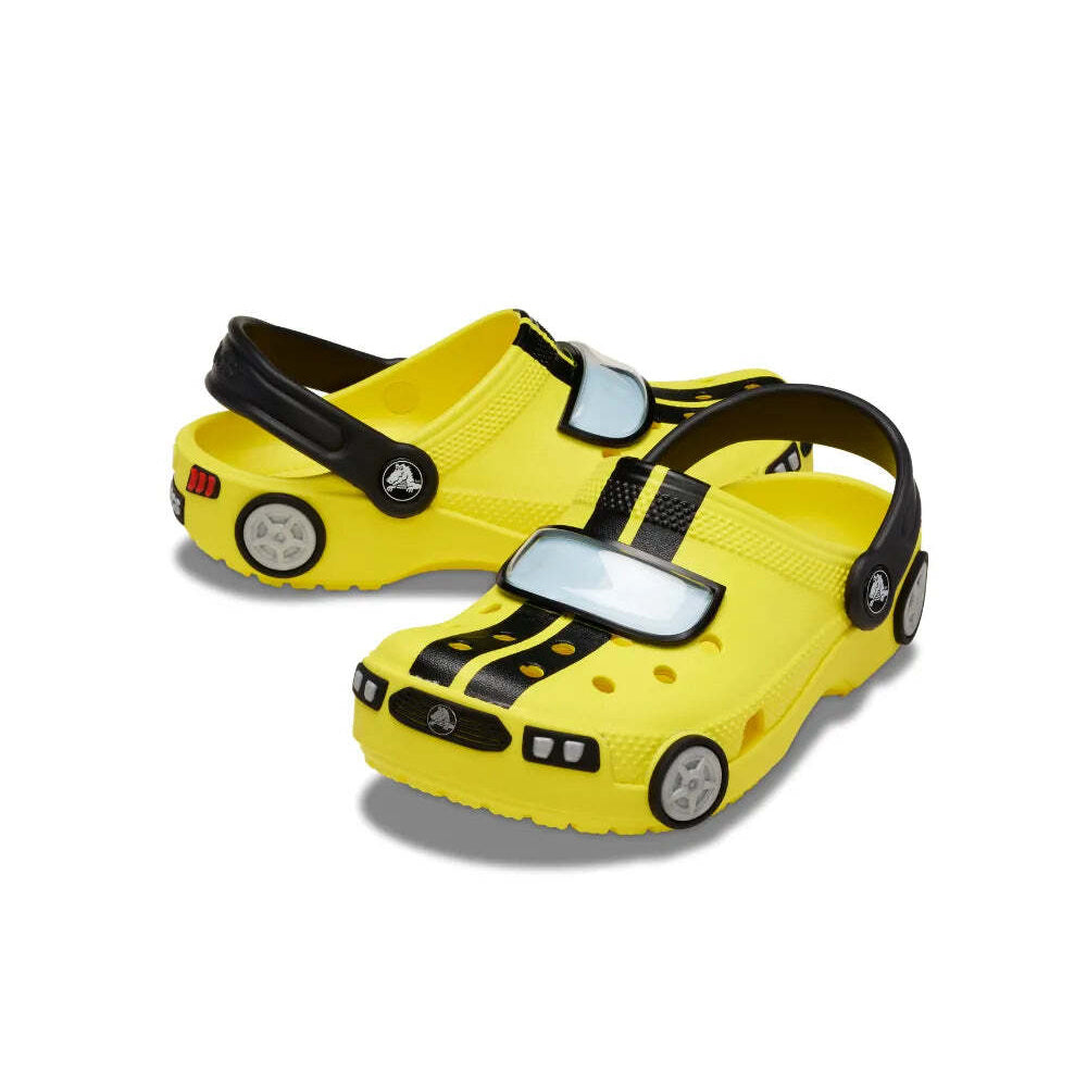 '- ["Ciabatte","Crocs","Kids","PE25","Scarpe","Toddler"] - Crocs Classic IAM Race Car Clog T Cyber Yellow 210991-CYYE - Lupis SRL