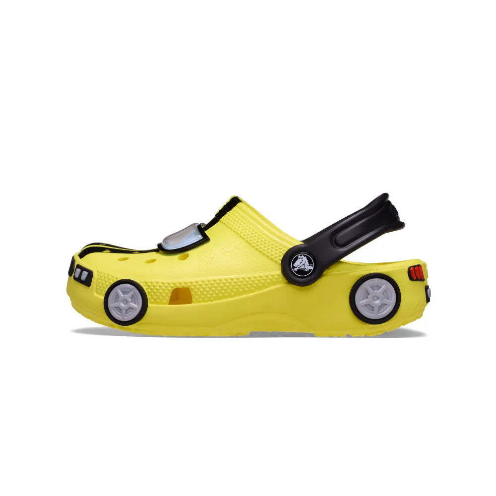 '- ["Ciabatte","Crocs","Kids","PE25","Scarpe","Toddler"] - Crocs Classic IAM Race Car Clog T Cyber Yellow 210991-CYYE - Lupis SRL