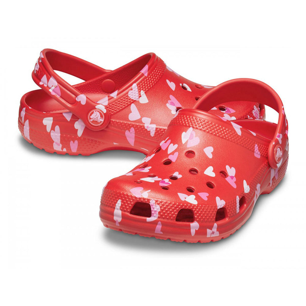 '- ["Ciabatte","Crocs","Kids","PE25","Scarpe"] - Crocs Classic VDay Clog K Multi 209754-CHRD - Lupis SRL