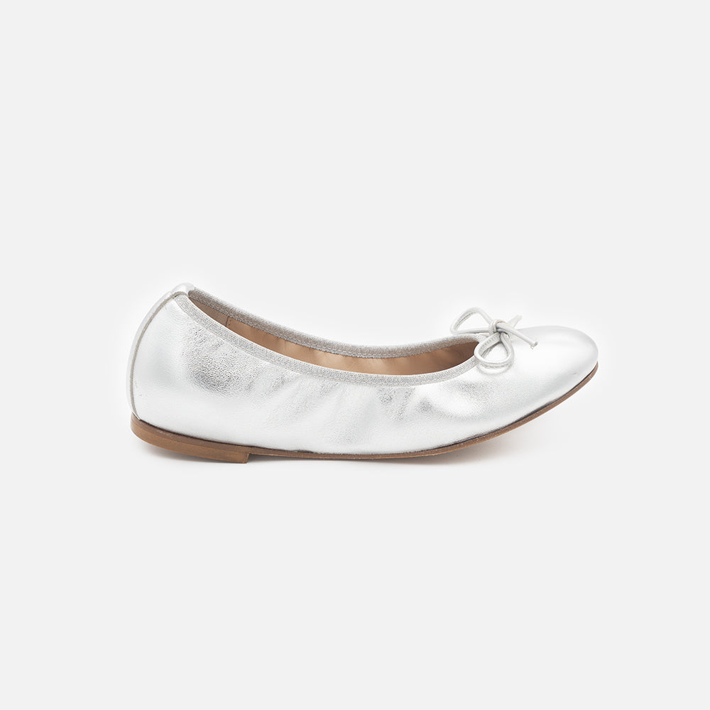 '- ["Artigianato","Ballerine","D.O.R.","Kids","Scarpe"] - D.O.R. B815-A Ballerina Argento - Lupis SRL