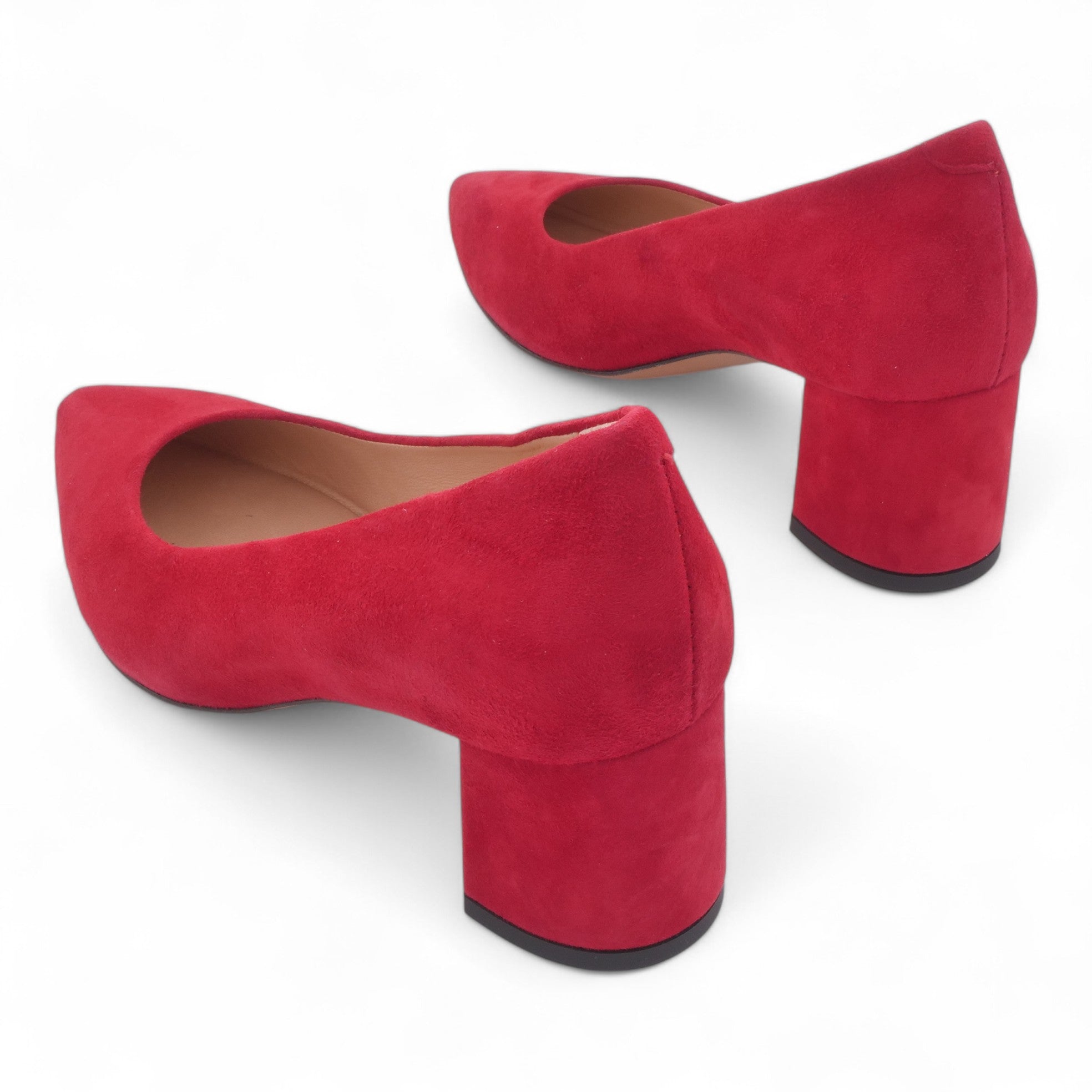 '- ["Artigianato","Donna","D\u00e9collet\u00e9","Eva Picci","Scarpe","Tacco"] - Décolleté Da Donna Eva Picci 1601S Camoscio Rosso - Lupis SRL