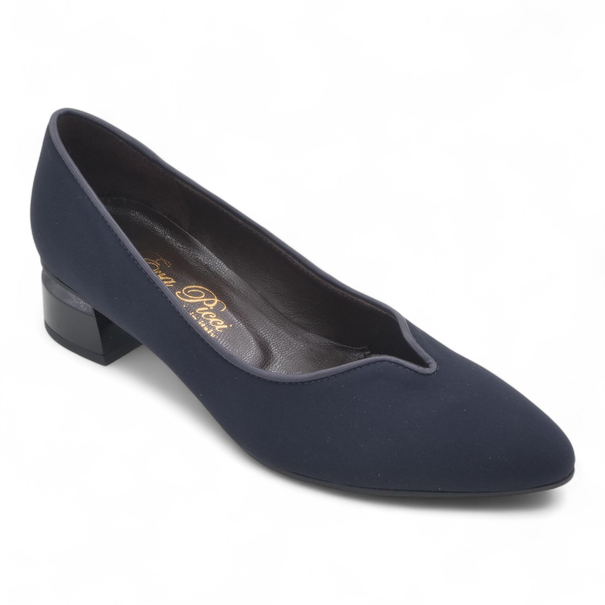 '- ["Artigianato","Donna","D\u00e9collet\u00e9","Eva Picci","Scarpe","Tacco"] - Décolleté Da Donna Eva Picci 31888 Step Blu Nappa Blu - Lupis SRL