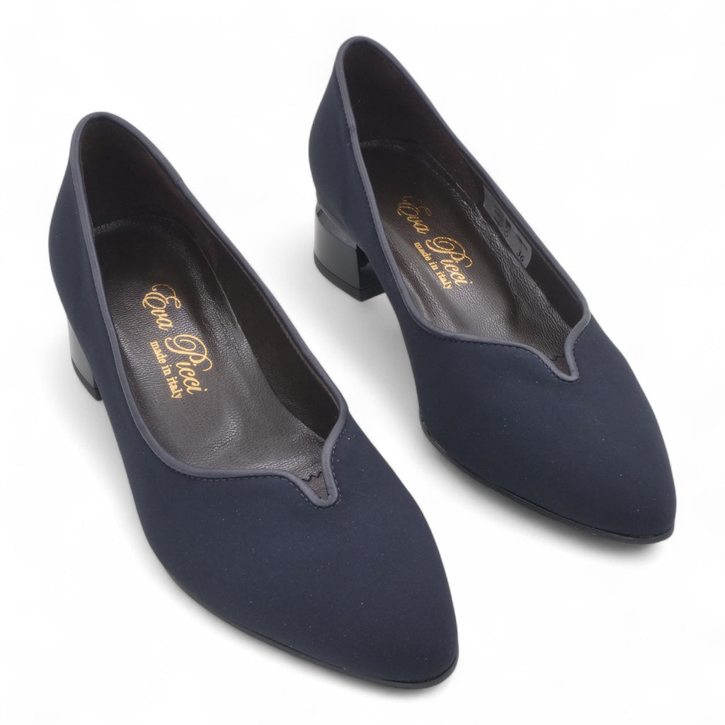 '- ["Artigianato","Donna","D\u00e9collet\u00e9","Eva Picci","Scarpe","Tacco"] - Décolleté Da Donna Eva Picci 31888 Step Blu Nappa Blu - Lupis SRL
