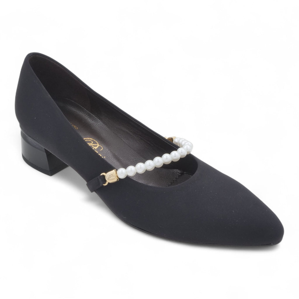 '- ["Artigianato","Donna","D\u00e9collet\u00e9","Eva Picci","Scarpe","Tacco"] - Décolleté Da Donna Eva Picci 32181 Nero Perle Décolleté - Lupis SRL