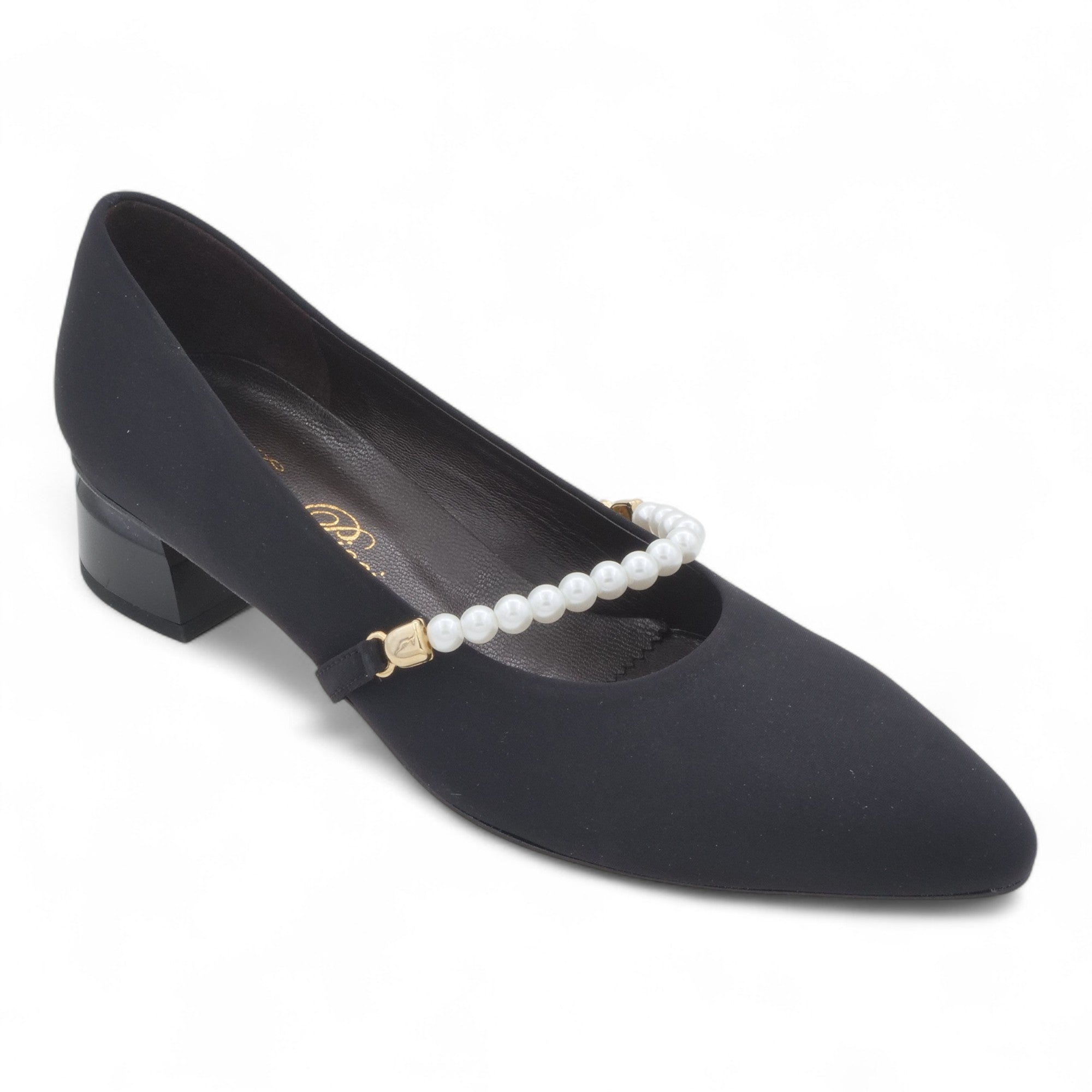 '- ["Artigianato","Donna","D\u00e9collet\u00e9","Eva Picci","Scarpe","Tacco"] - Décolleté Da Donna Eva Picci 32181 Nero Perle Décolleté - Lupis SRL