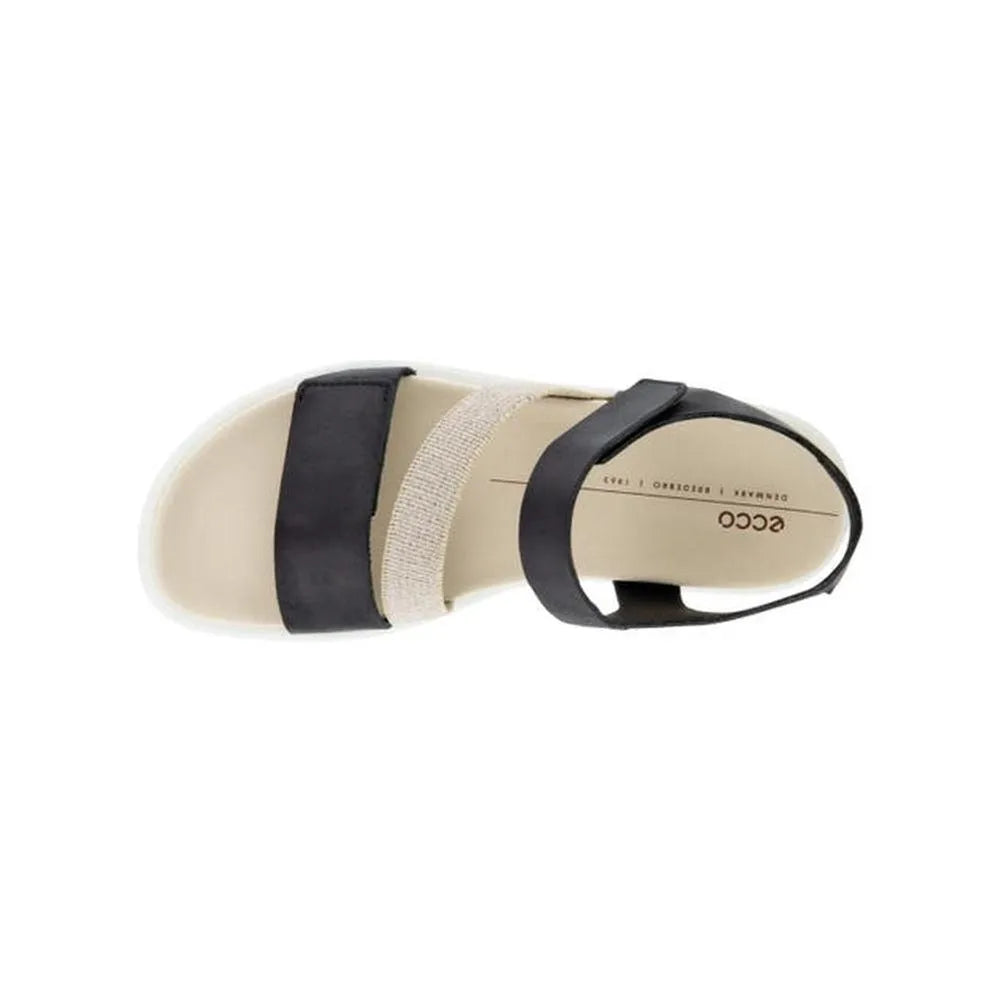 '- ["Donna","Ecco","PE25","Sandali","Sandali Sportivi"] - Ecco Sandals Flowt 2-Strap Black - Lupis SRL