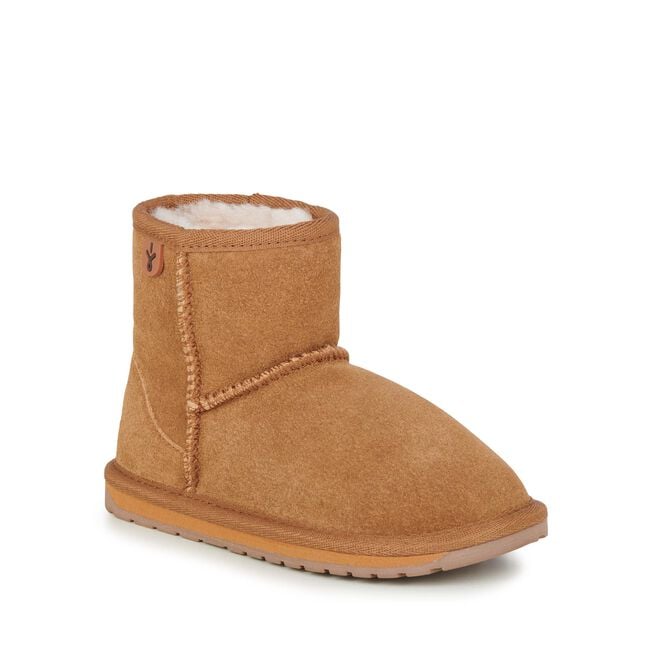 '- ["EMU","Kids","Nuovo","Scarpe","Stivaletti","Toddler"] - Emu Wallaby Mini K10103 Chestnut Stivaletto - Lupis SRL
