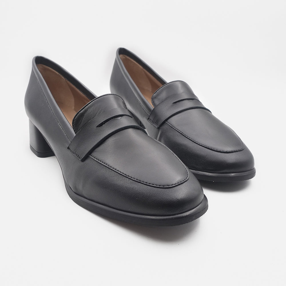 '- ["Artigianato","Donna","Etienne","Mocassini","Nuovo","Scarpe"] - Etienne 3000S Mocassino Nappa Nero - Lupis SRL