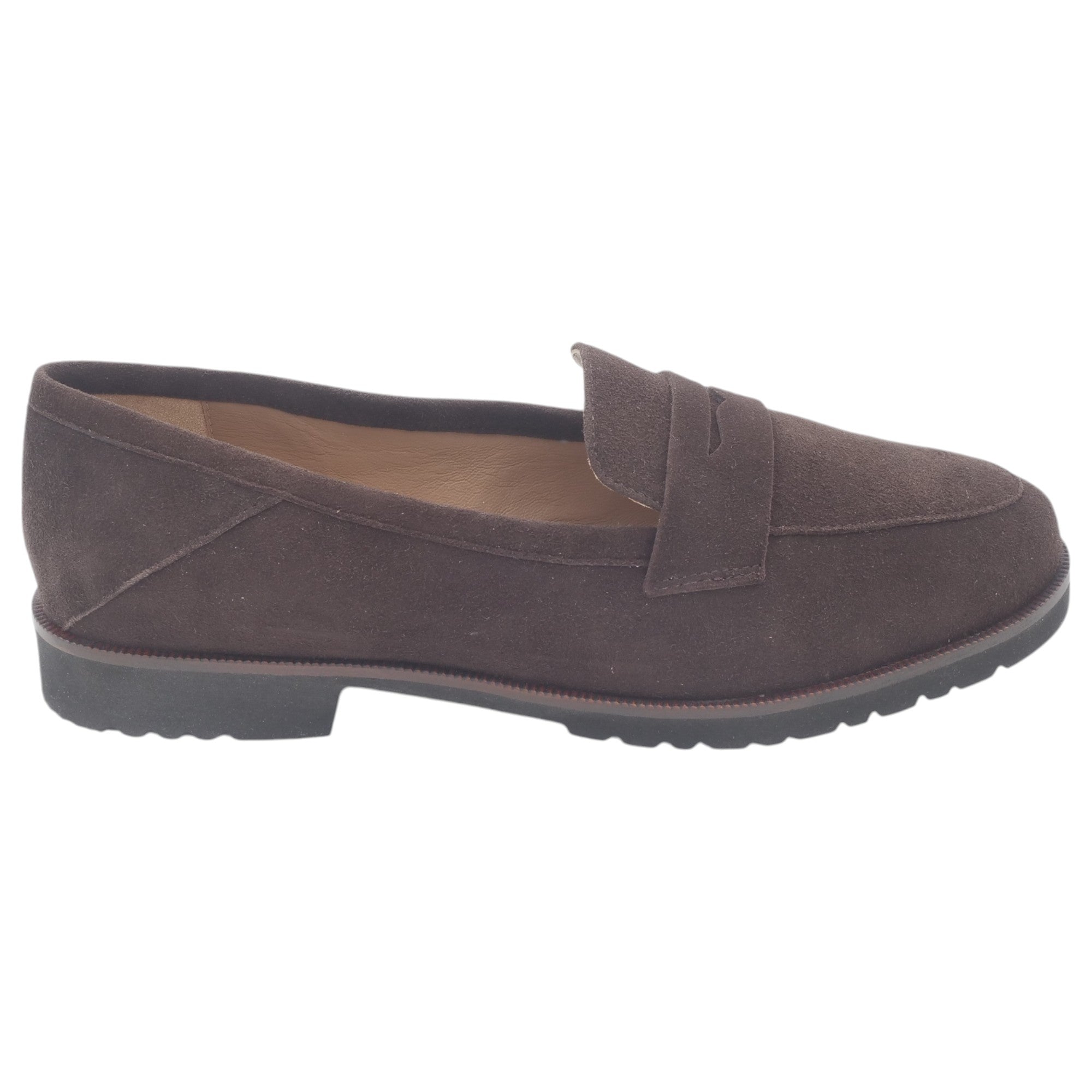 '- ["Artigianato","Donna","Etienne","Mocassini","Nuovo","Scarpe"] - Etienne 602S Mocassino Camoscio Marrone TDM - Lupis SRL