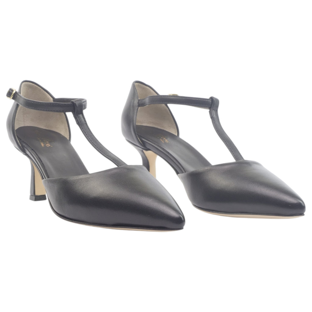 '- ["Artigianato","Donna","Eva Picci","Sandali","Scarpe","Tacco"] - Scarpe Da Donna Eva Picci 1501 Nero Aperta Ai Lati - Lupis SRL