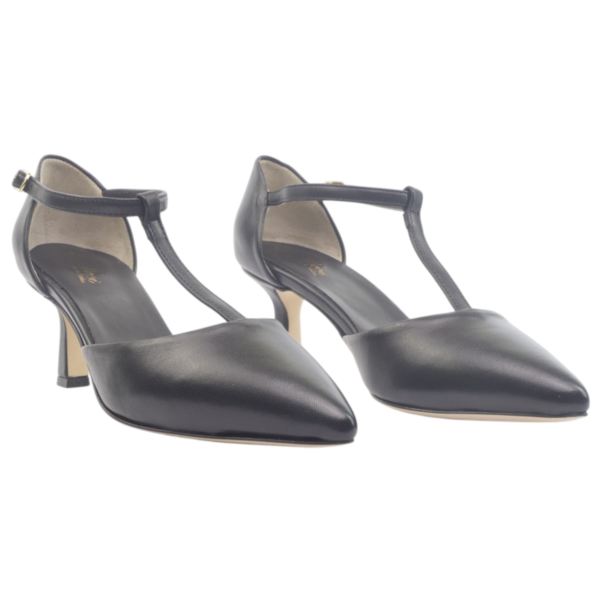 '- ["Artigianato","Donna","Eva Picci","Sandali","Scarpe","Tacco"] - Scarpe Da Donna Eva Picci 1501 Nero Aperta Ai Lati - Lupis SRL