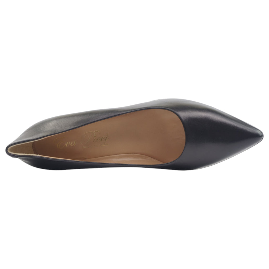 '- ["Artigianato","Donna","D\u00e9collet\u00e9","Eva Picci","Scarpe","Tacco"] - Décolleté Da Donna Eva Picci 1601S Nappa Nero - Lupis SRL
