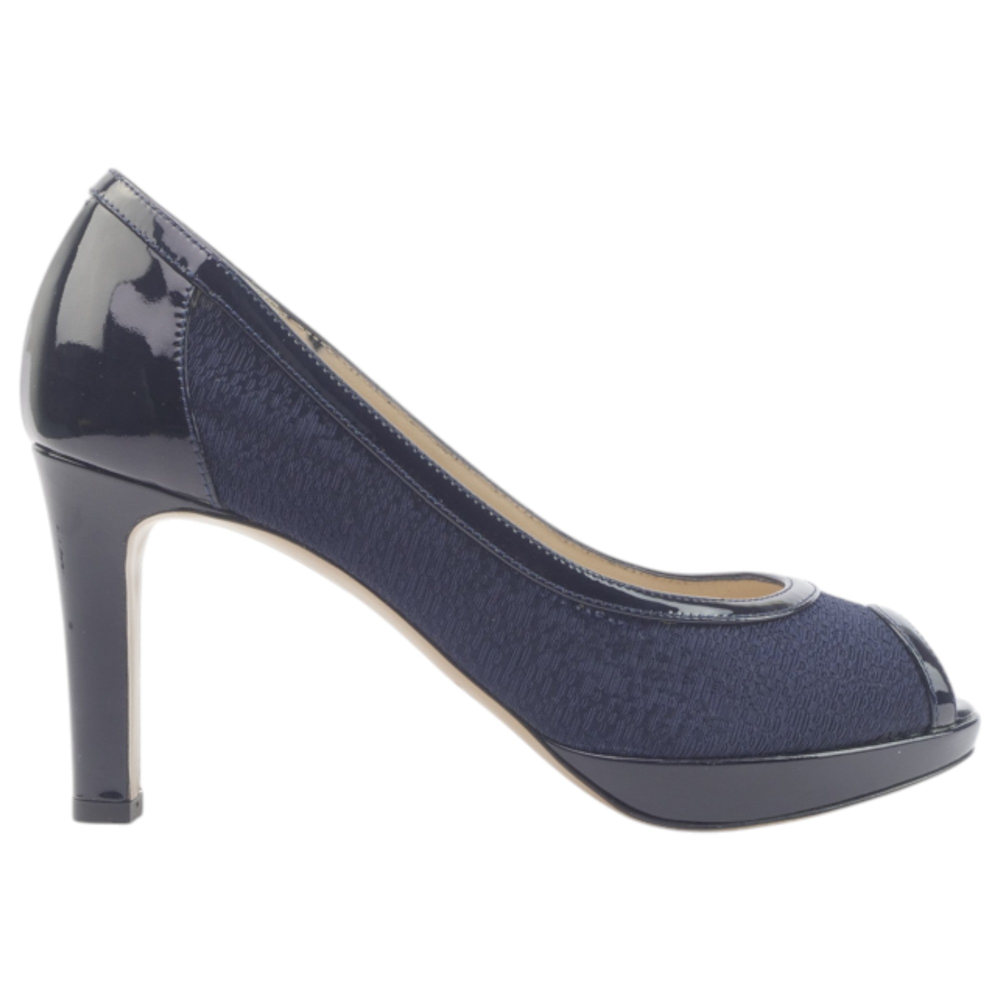 '- ["Artigianato","Donna","D\u00e9collet\u00e9","Eva Picci","Scarpe","Tacco"] - Aperta in Punta Donna Eva Picci 21336 Tessuto Blu - Lupis SRL