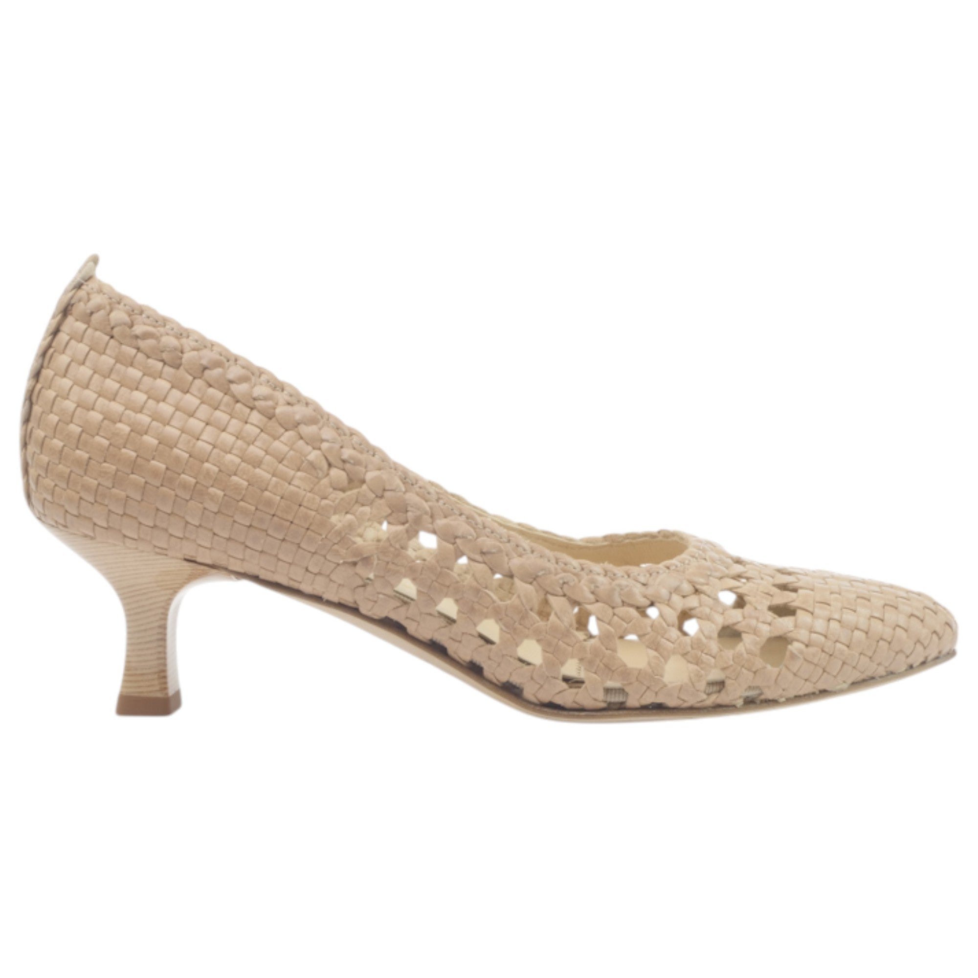 '- ["Artigianato","Donna","D\u00e9collet\u00e9","Eva Picci","Scarpe","Tacco"] - Décolleté Da Donna Eva Picci 59010 Cuoio Intrecc Décolleté - Lupis SRL
