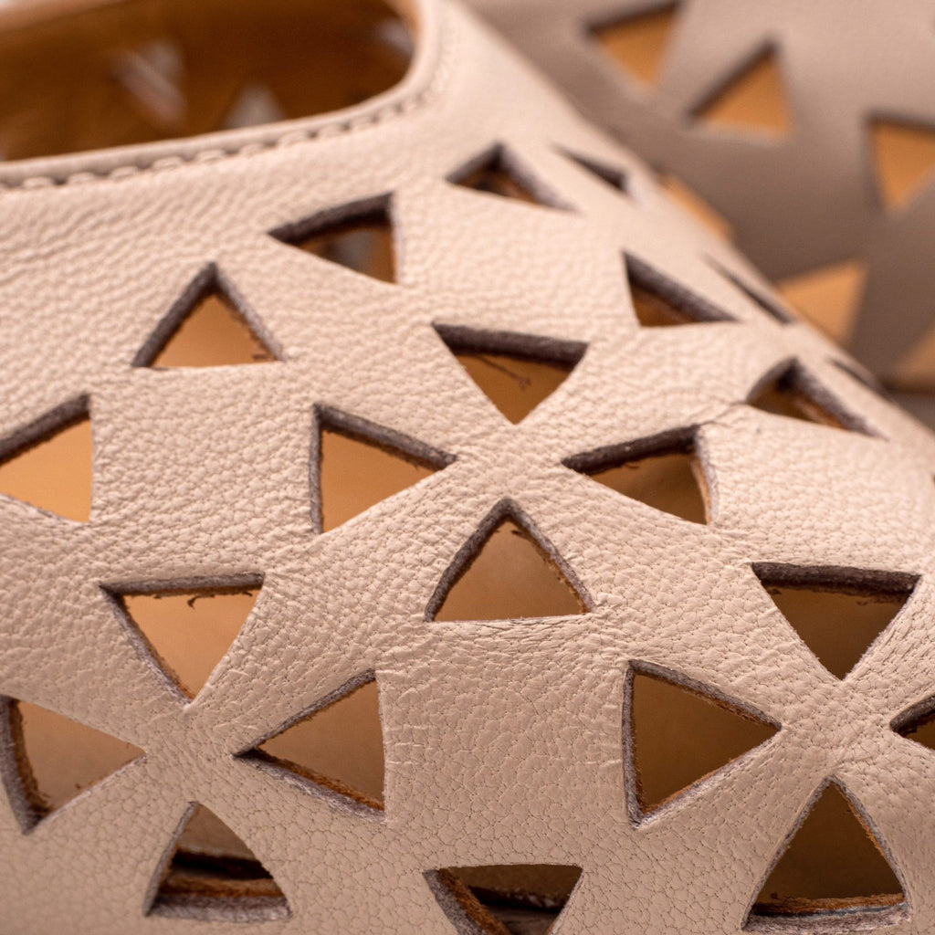 Eva Picci Slingback A Punta Donna Carmen Nappa Taupe