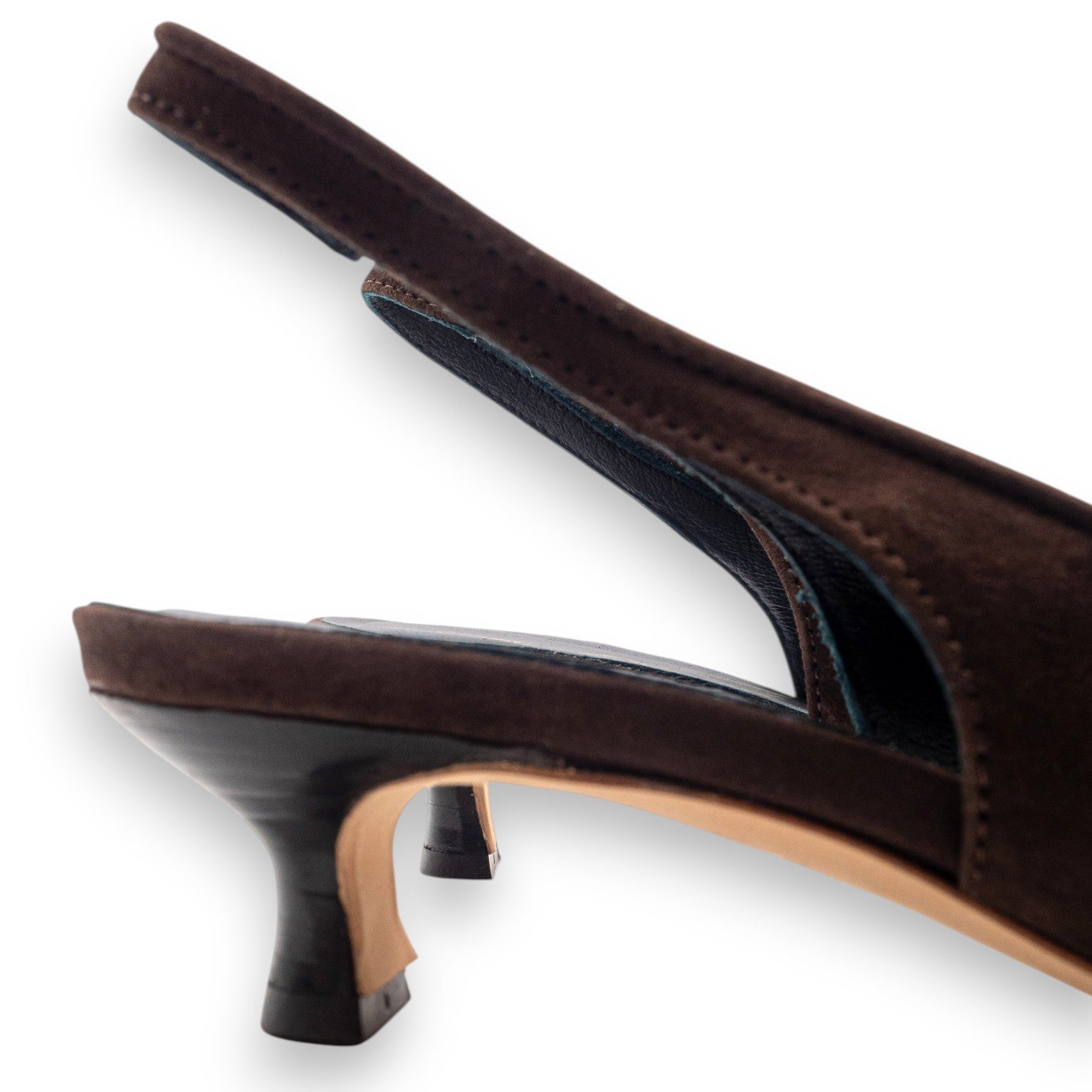 Eva Picci Slingback Camoscio Testa Di Moro CH2529RTC