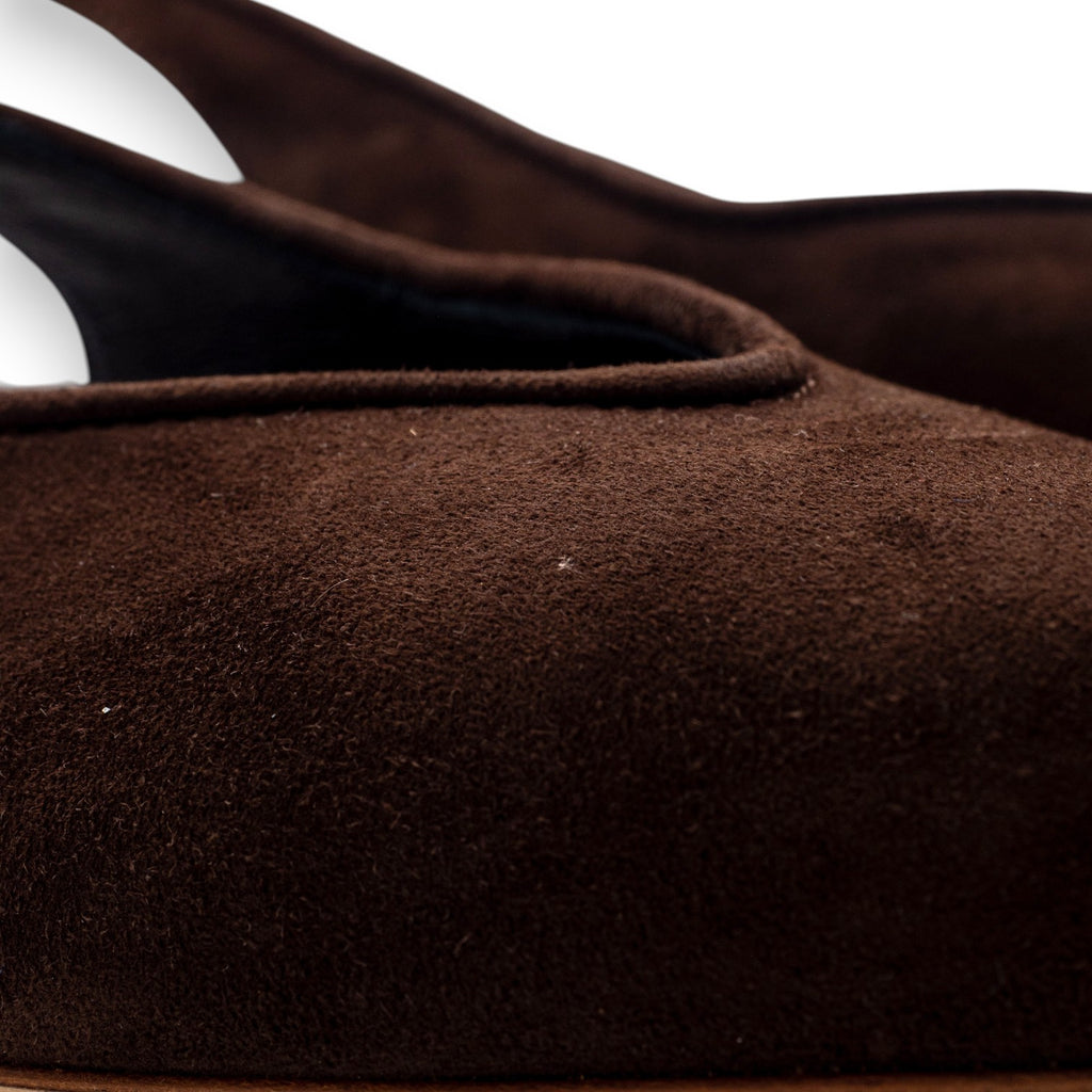 Eva Picci Dark Brown Suede Slingback CH2529RTC