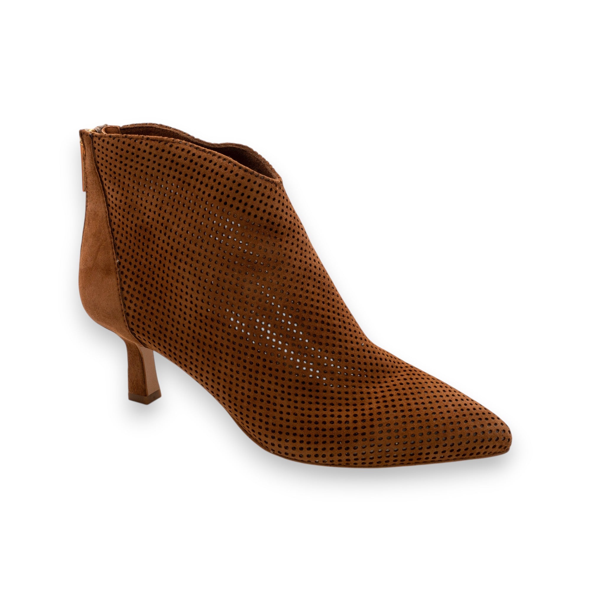 Eva Picci Perforated Ankle Boot Woman Eva Picci Amy Suede Leather