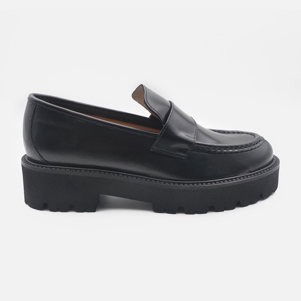 '- ["Artigianato","Donna","Eva Picci","Mocassini","Nuovo","Scarpe"] - Mocassini Da Donna Eva Picci XL Pelle Abrasivato Nero 5020 - Lupis SRL