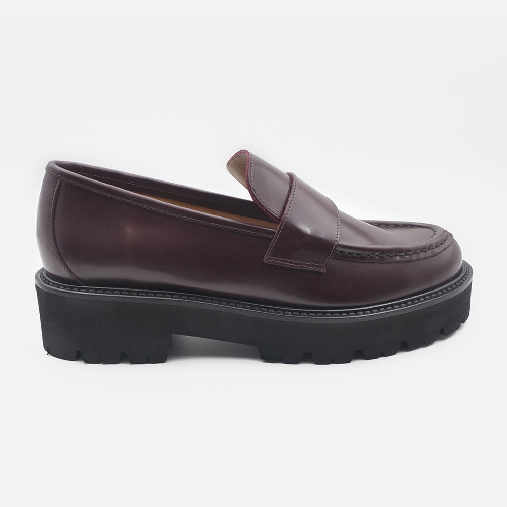 '- ["Artigianato","Donna","Eva Picci","Mocassini","Nuovo","Scarpe"] - Mocassini Da Donna Eva Picci XL Pelle Abrasivato Vino 5020 - Lupis SRL