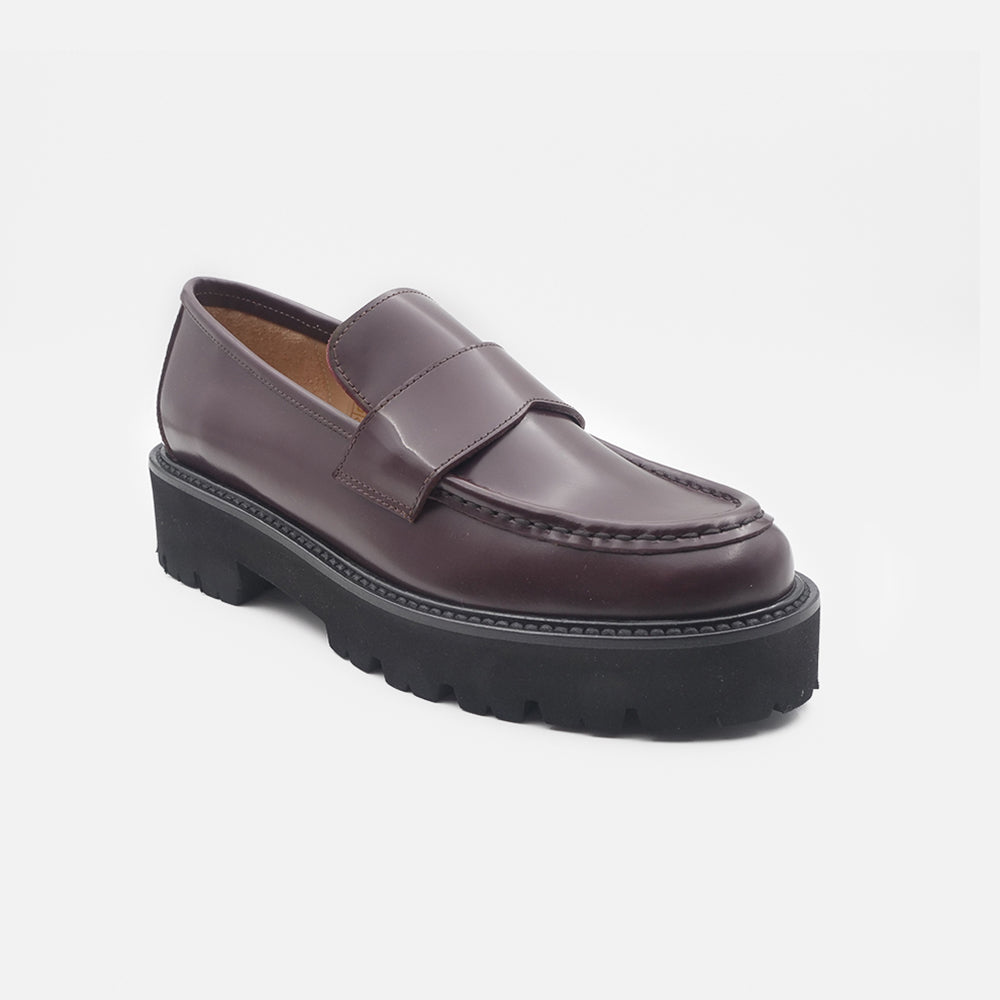 '- ["Artigianato","Donna","Eva Picci","Mocassini","Nuovo","Scarpe"] - Mocassini Da Donna Eva Picci XL Pelle Abrasivato Vino 5020 - Lupis SRL
