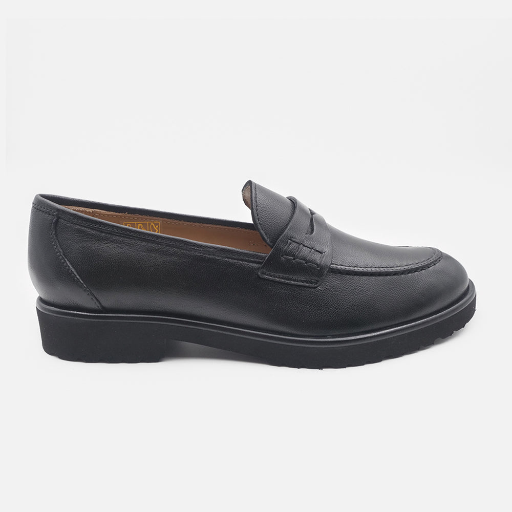 '- ["Artigianato","Donna","Eva Picci","Mocassini","Nuovo","Scarpe"] - Mocassini Da Donna Eva Picci XL Pelle Nappa Nero 1803 - Lupis SRL