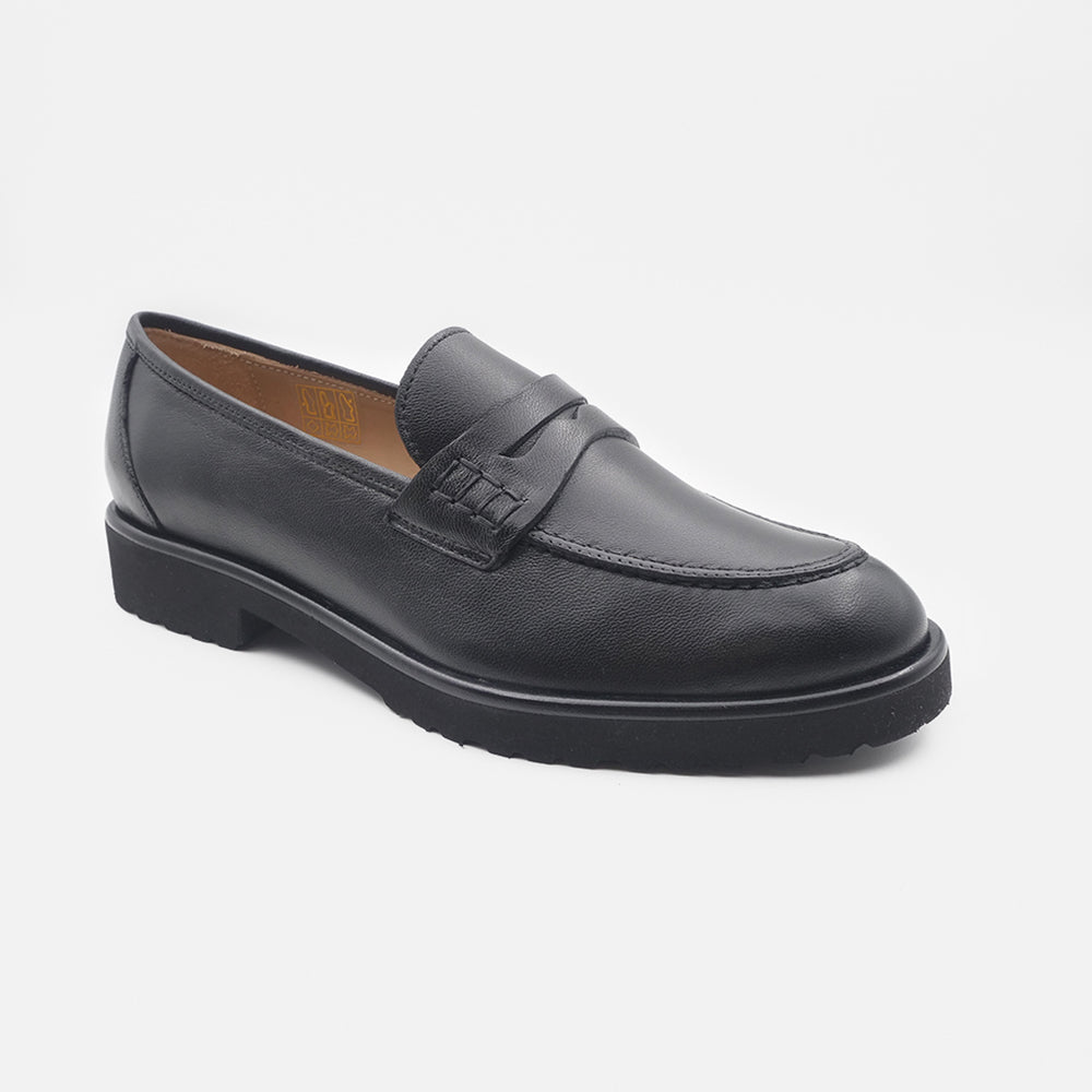 '- ["Artigianato","Donna","Eva Picci","Mocassini","Nuovo","Scarpe"] - Mocassini Da Donna Eva Picci XL Pelle Nappa Nero 1803 - Lupis SRL