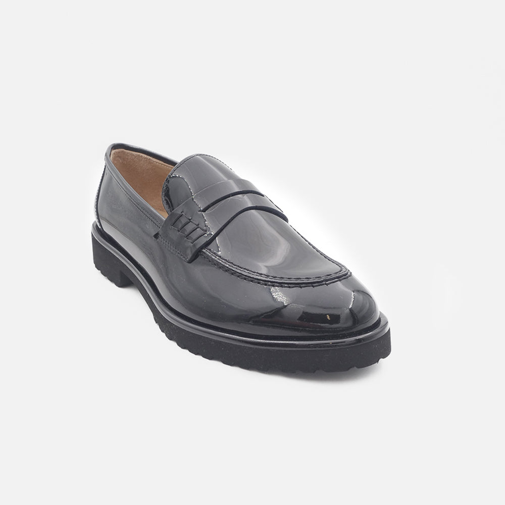 '- ["Artigianato","Donna","Eva Picci","Mocassini","Nuovo","Scarpe"] - Mocassini Da Donna Eva Picci XL Vernice Nero 1803 - Lupis SRL