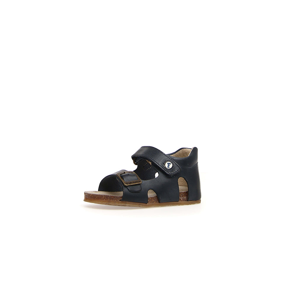 '- ["Falcotto","Kids","Sandali","Scarpe","Toddler"] - Falcotto Bea Wax Calf Spazz. Blue - Lupis SRL