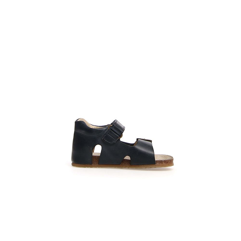 '- ["Falcotto","Kids","Sandali","Scarpe","Toddler"] - Falcotto Bea Wax Calf Spazz. Blue - Lupis SRL