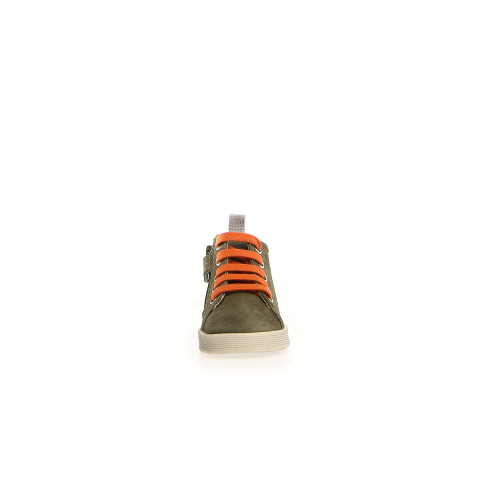 '- ["Falcotto","Kids","Nuovo","Polacco","Scarpe","Toddler","Ultima Taglia"] - Falcotto Evaert Zip Suede Militare Orange - Lupis SRL