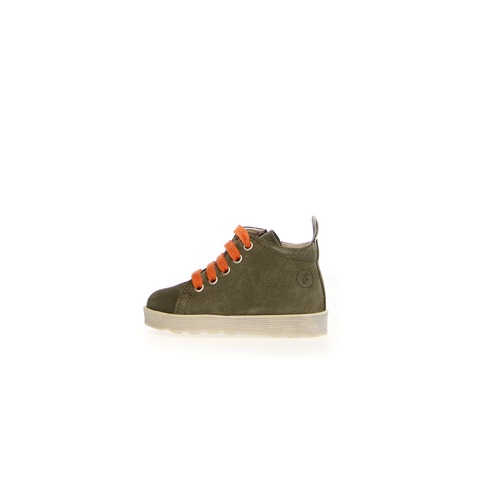 '- ["Falcotto","Kids","Nuovo","Polacco","Scarpe","Toddler","Ultima Taglia"] - Falcotto Evaert Zip Suede Militare Orange - Lupis SRL