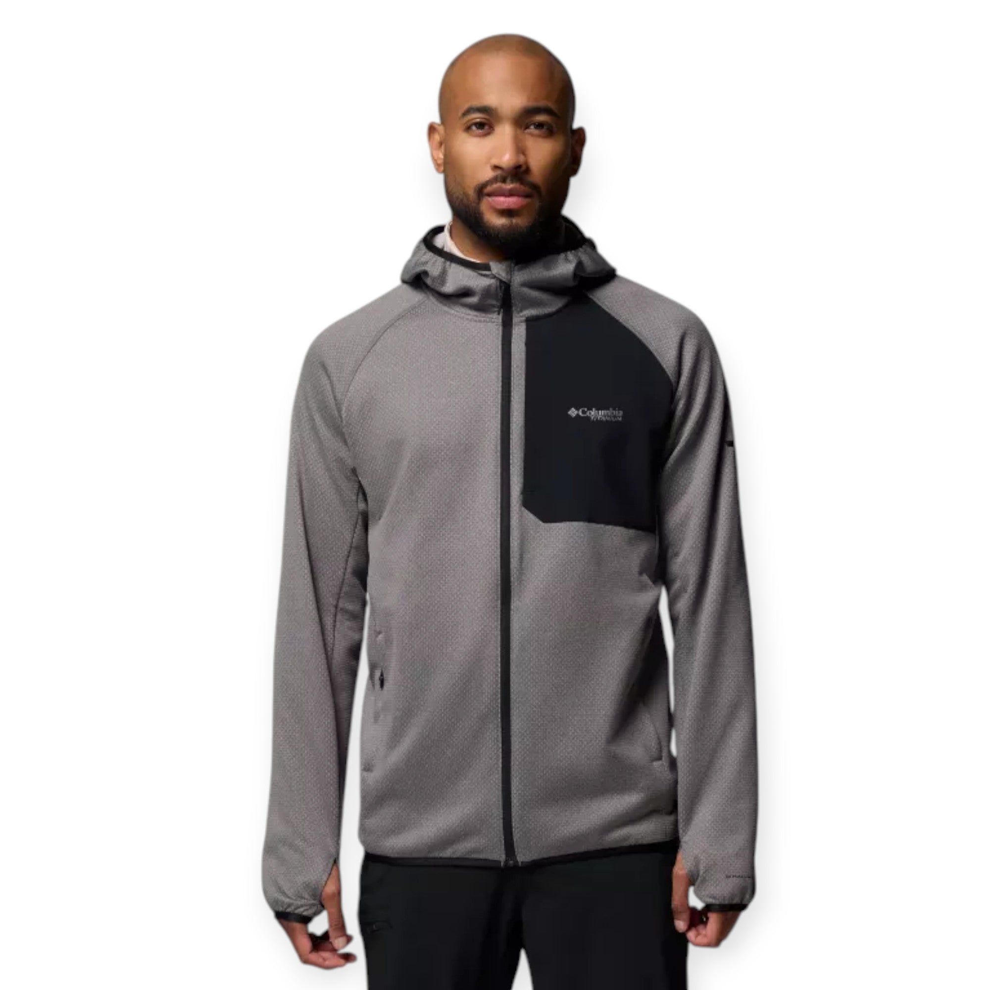 '- ["Abbigliamento","Columbia Sportswear","Felpe","FW25","Uomo"] - Felpa Columbia Sportswear M Triple Canyon Grid Fleece Hooded FZ II Grey 2094973-023 - Lupis SRL