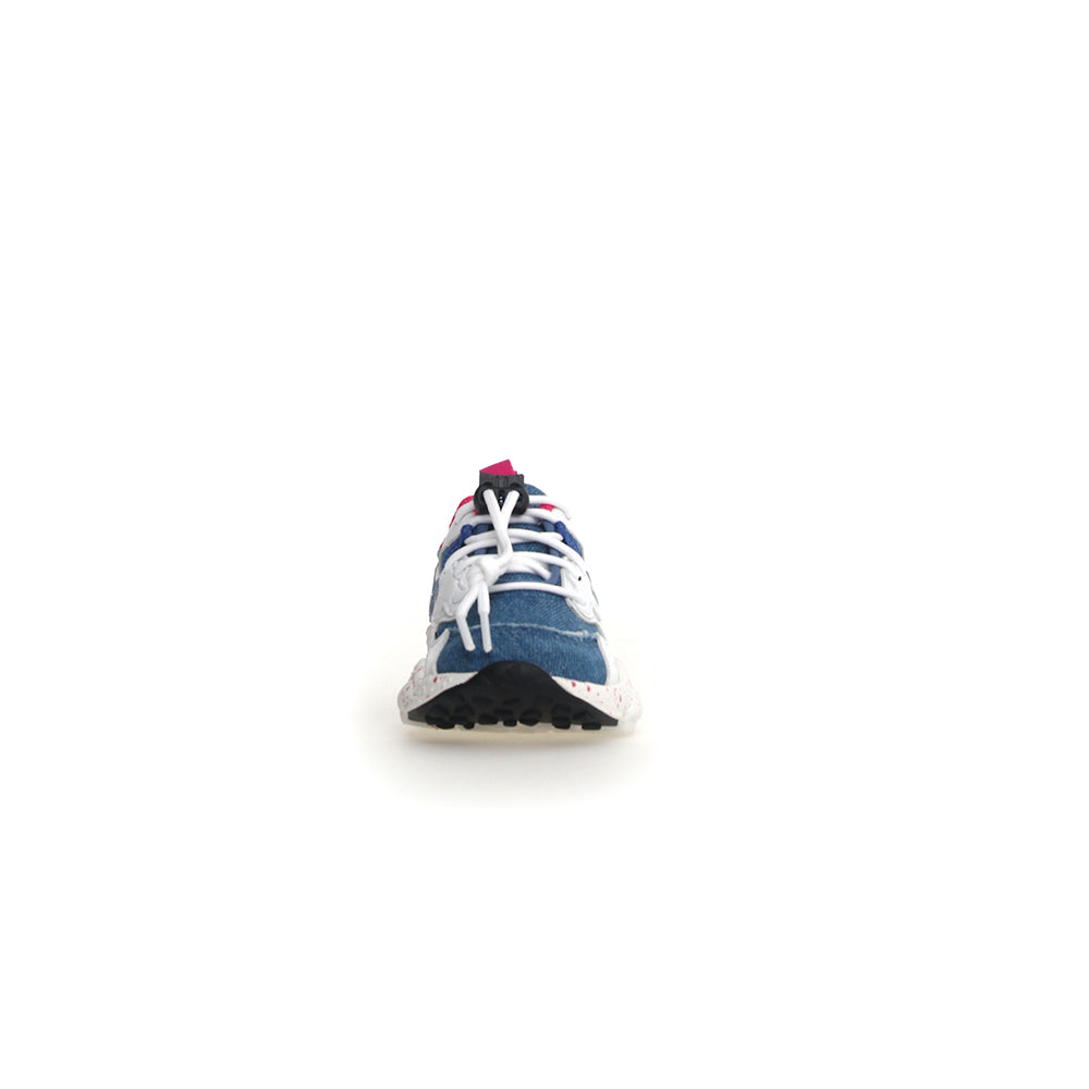 '- ["Donna","Flower Mountain","Scarpe","Scarpe sportive"] - Flower Mountain Yamano 3 Junior E Calf Nylon Pepper Sole White Fuxia - Lupis SRL