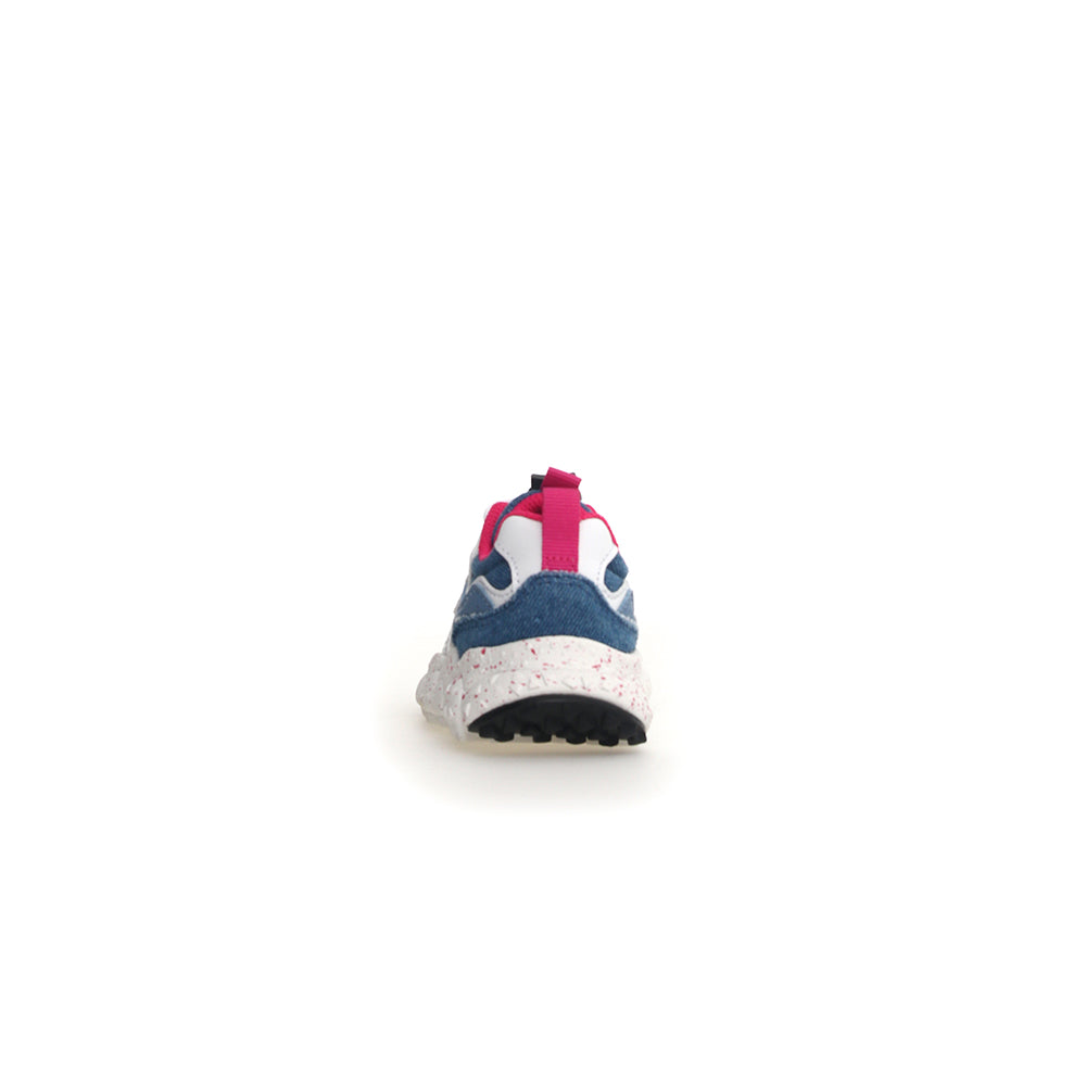 '- ["Donna","Flower Mountain","Scarpe","Scarpe sportive"] - Flower Mountain Yamano 3 Junior E Calf Nylon Pepper Sole White Fuxia - Lupis SRL