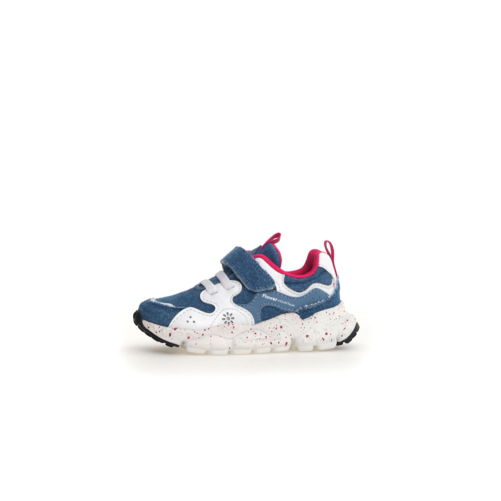 '- ["Flower Mountain","Kids","Scarpe","Scarpe sportive"] - Flower Mountain Yamano 3 Junior Vl. E Calf Nylon Pepper Sole White Fuxia - Lupis SRL