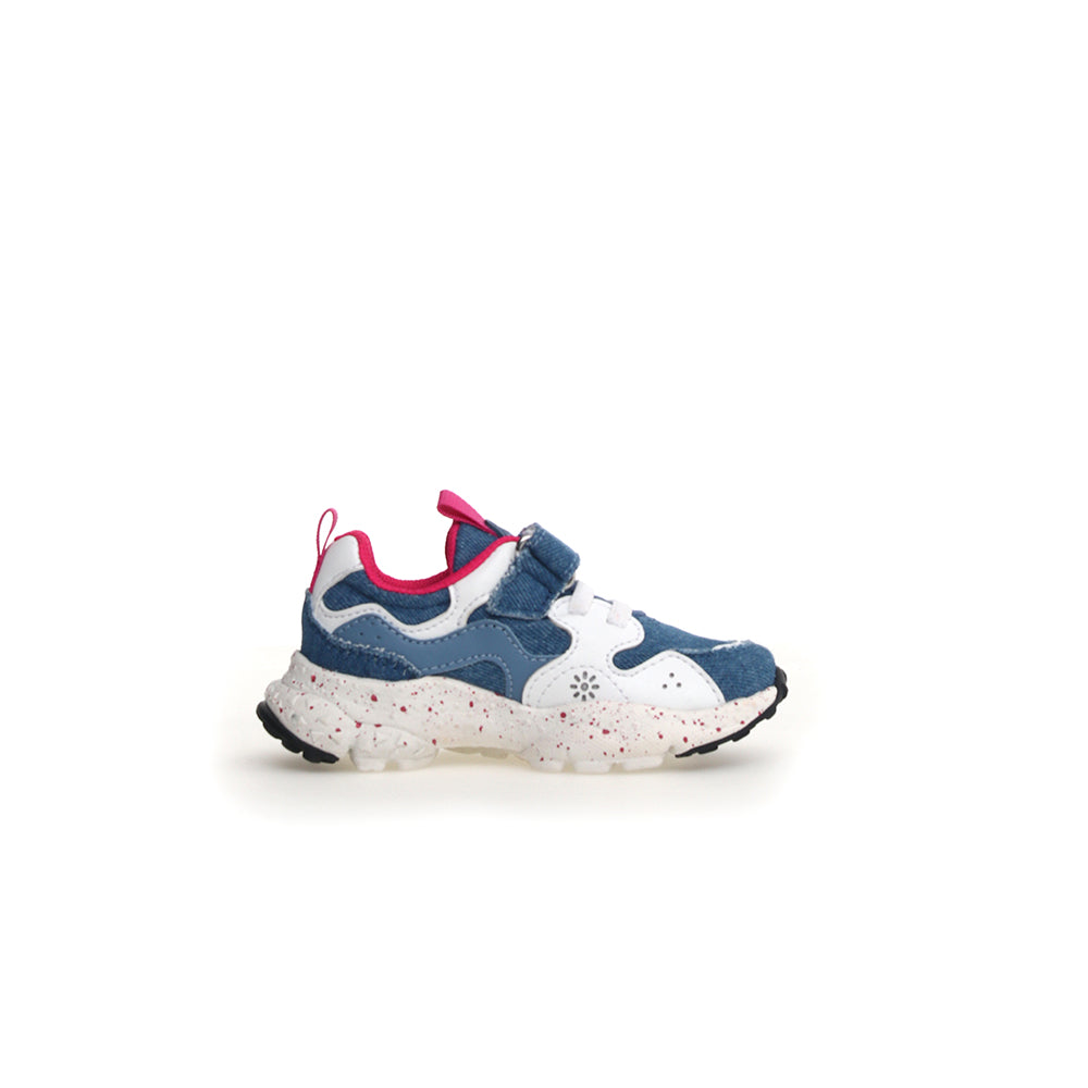 '- ["Flower Mountain","Kids","Scarpe","Scarpe sportive"] - Flower Mountain Yamano 3 Junior Vl. E Calf Nylon Pepper Sole White Fuxia - Lupis SRL