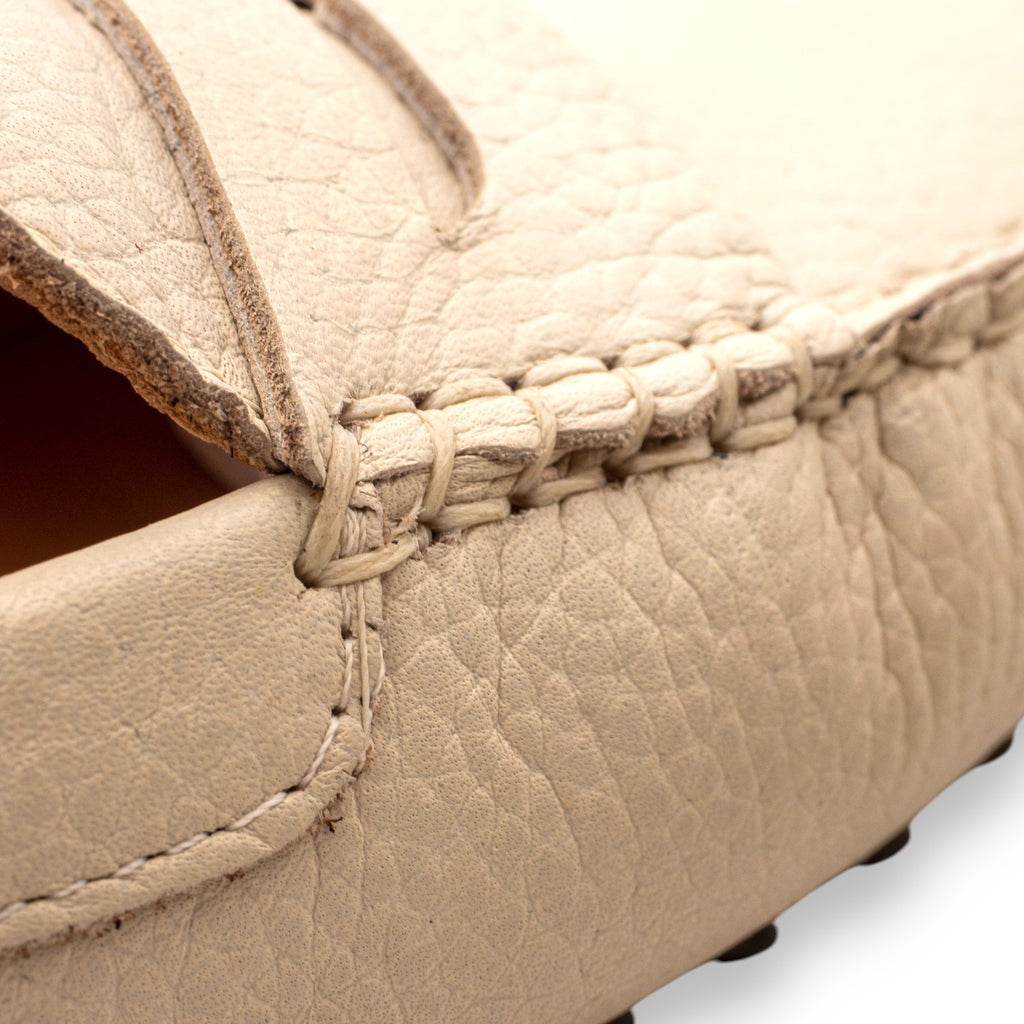 Funny Duck Moccasino Donna Pelle Off White Flotter 6166