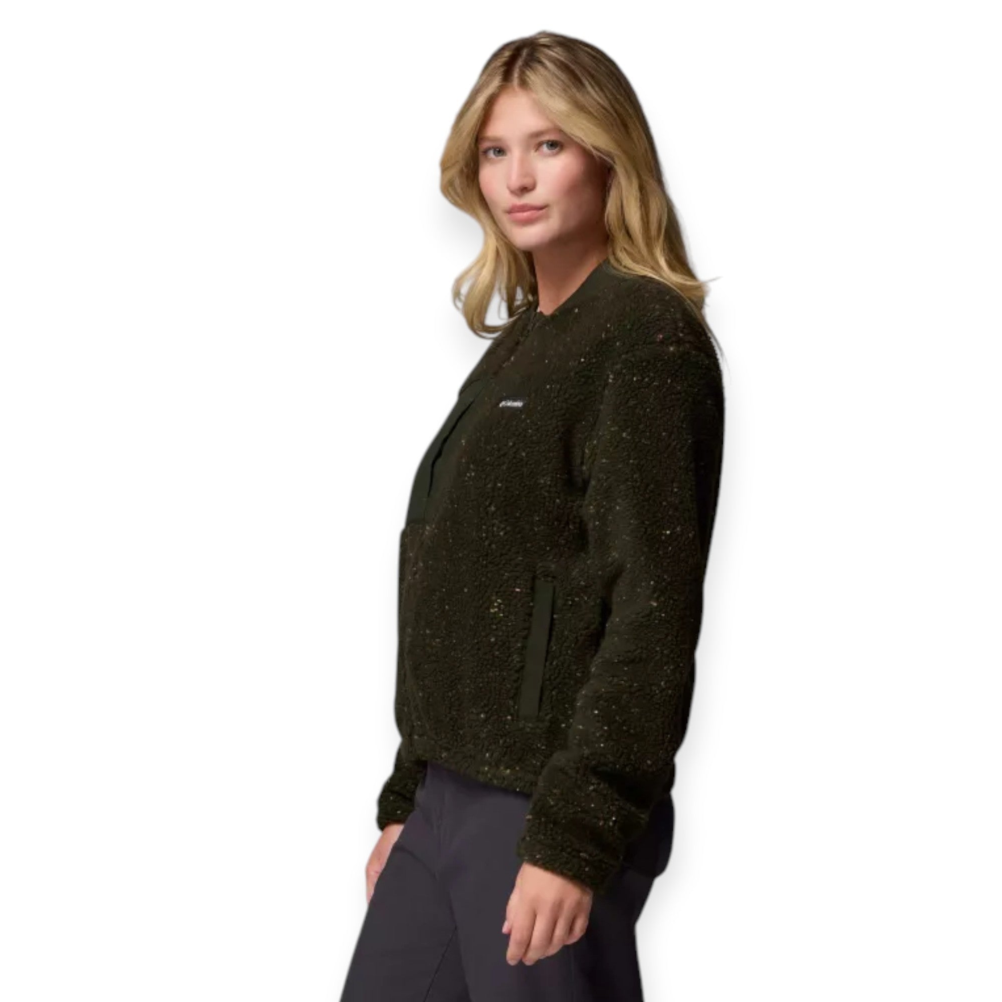 '- ["Abbigliamento","Columbia Sportswear","Donna","FW25","Giacche"] - Giacca Columbia Sportswear W Stellar Path Fleece Bomber Full Zip Greenscape 2136263-366 - Lupis SRL