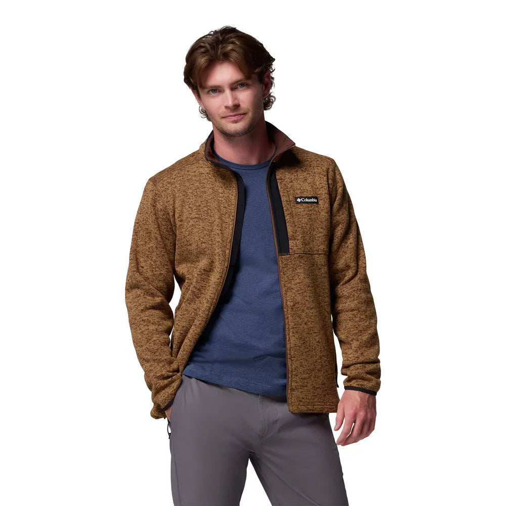 '- ["Abbigliamento","Columbia Sportswear","Felpe","FW25","Giacche","Uomo"] - Pile Columbia Sportswear M Sweater Weather Full Zip Tobacco 2097731-256 - Lupis SRL