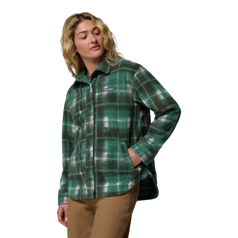 '- ["Abbigliamento","Camicie","Columbia Sportswear","Donna","FW25","Maglioni"] - Camicia Columbia Sportswear W Benton Springs Shirt Jacket II Forest 2085661-375 - Lupis SRL