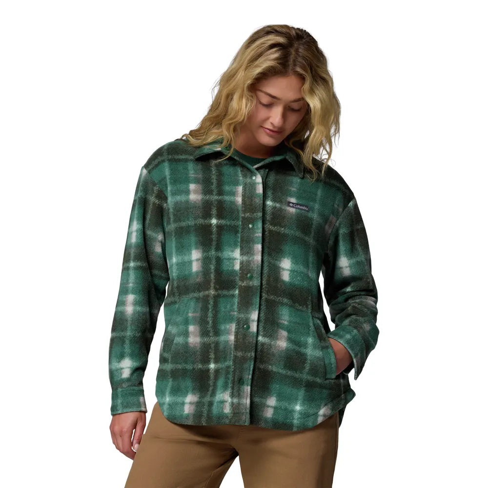 '- ["Abbigliamento","Camicie","Columbia Sportswear","Donna","FW25","Maglioni"] - Camicia Columbia Sportswear W Benton Springs Shirt Jacket II Forest 2085661-375 - Lupis SRL