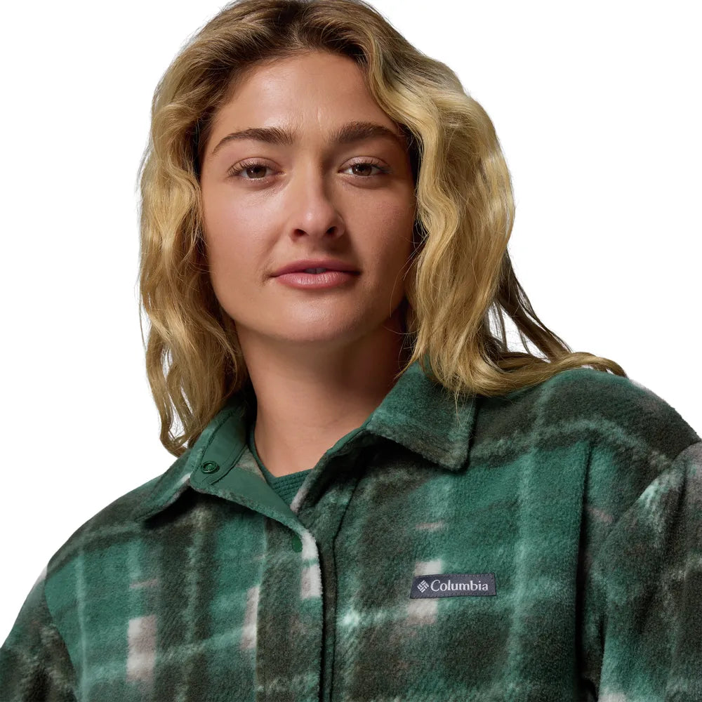 '- ["Abbigliamento","Camicie","Columbia Sportswear","Donna","FW25","Maglioni"] - Camicia Columbia Sportswear W Benton Springs Shirt Jacket II Forest 2085661-375 - Lupis SRL