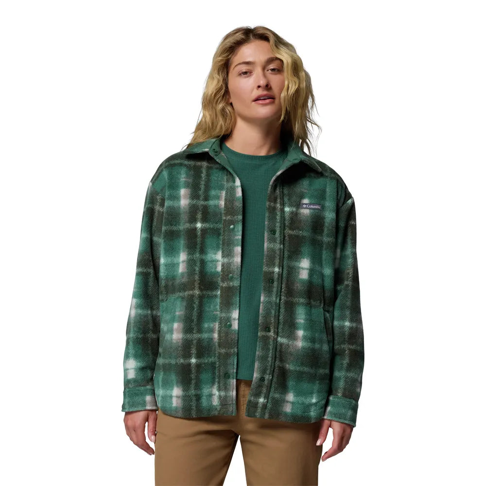 '- ["Abbigliamento","Camicie","Columbia Sportswear","Donna","FW25","Maglioni"] - Camicia Columbia Sportswear W Benton Springs Shirt Jacket II Forest 2085661-375 - Lupis SRL