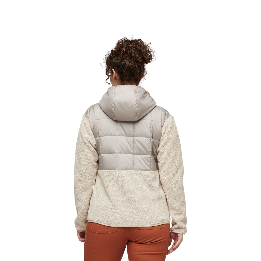 Cotopaxi Women's Jackets Trico Hybrid Hooded Jacked Polyester Oatmeal Cream F21471W82