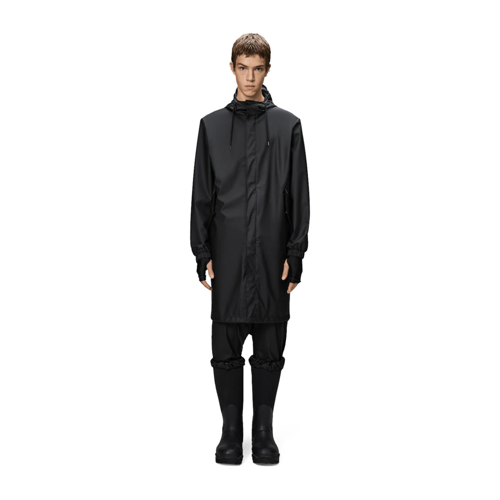 '- ["Abbigliamento","Donna","FW25","Giacche","Rains"] - Giacche Donna Rains Fishtail Parka(W3) Polyester Black 18140-BLA - Lupis SRL