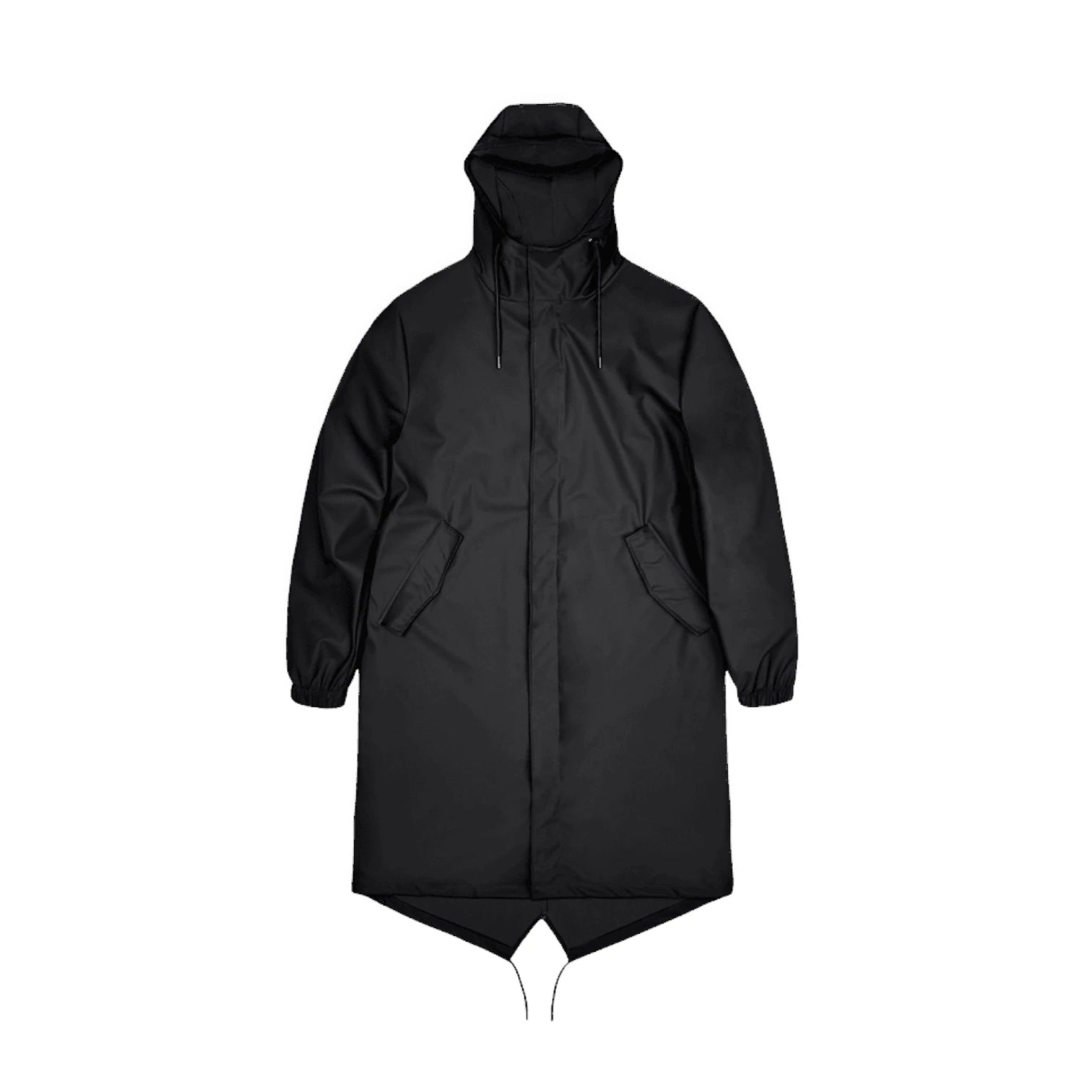 '- ["Abbigliamento","Donna","FW25","Giacche","Rains"] - Giacche Donna Rains Fishtail Parka(W3) Polyester Black 18140-BLA - Lupis SRL