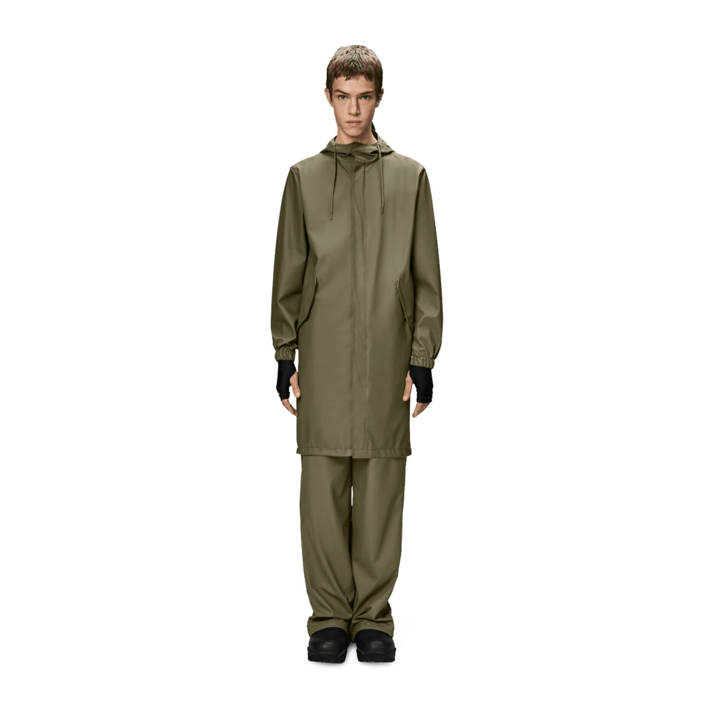 '- ["Abbigliamento","Donna","FW25","Giacche","Rains"] - Giacche Donna Rains Fishtail Parka(W3) Polyester Marsh 18140-MAS - Lupis SRL